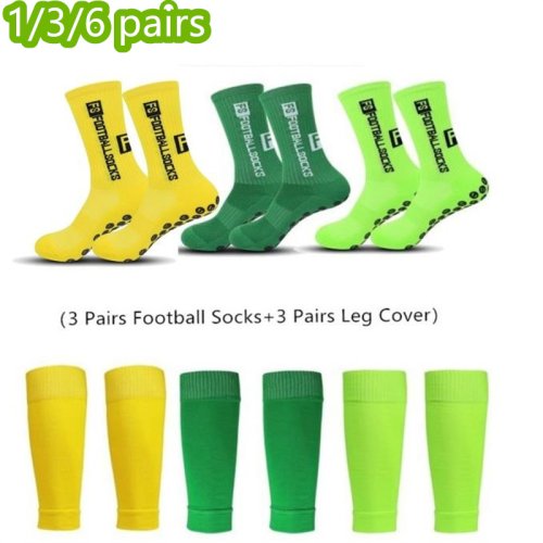 Image of Premium Anti-Slip Football Socks with Odor-Resistant Technology and Leg Protection for Enhanced Performance on the Field