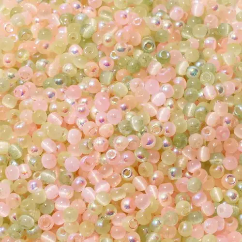 Image de Perles Œil de Chat 4mm - 150 Pièces pour Bijoux DIY