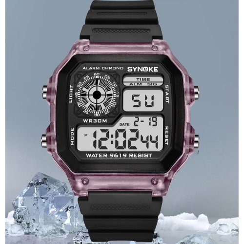 Image de Montres Numériques Étanches pour Couple - Style Sportif & Chronographe