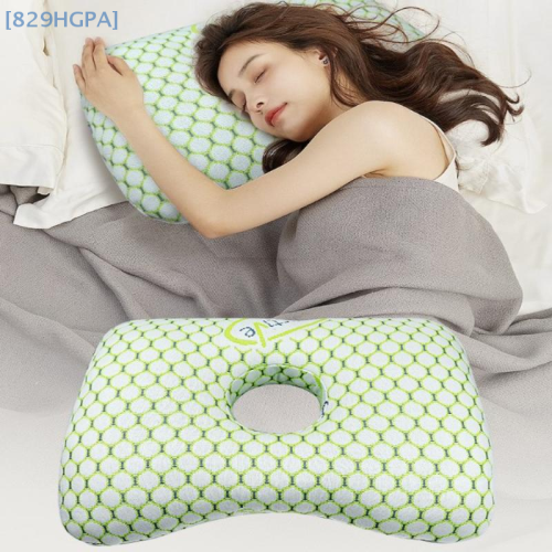 Immagine di Cuscino Ergonomico per Orecchini con Imbottitura in Cotone Naturale – Supporto Traspirante e Portatile per Piercing all'Orecchio