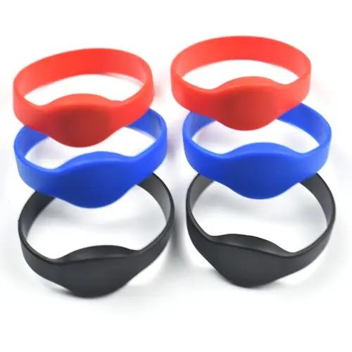 Image de Bracelet RFID Silicone Réinscriptible 13.56MHz