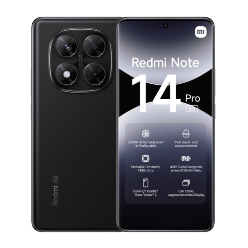 Zdjęcie Xiaomi Redmi Note 14 Pro 5G – Ekran AMOLED, 200 MP, 5110 mAh