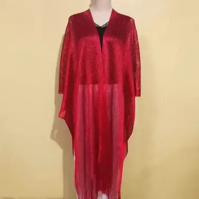 Image de Tunique de plage femme en maille brillante - Couverture élégante et sexy
