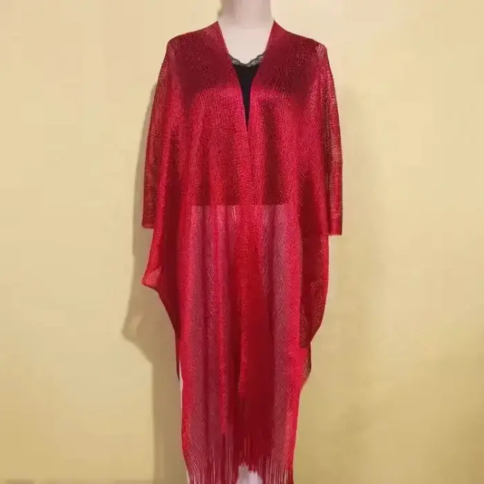Image de Tunique de plage femme en maille brillante - Couverture élégante et sexy