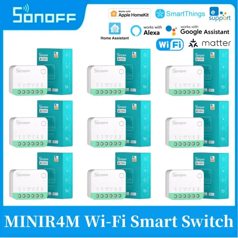 Afbeelding van Sonoff Mini R4 Matter – Slimme WiFi Schakelaar met HomeKit & Alexa