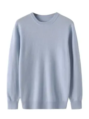 Image de Pull Col Rond Homme Laine Mérinos - Chaud & Élégant