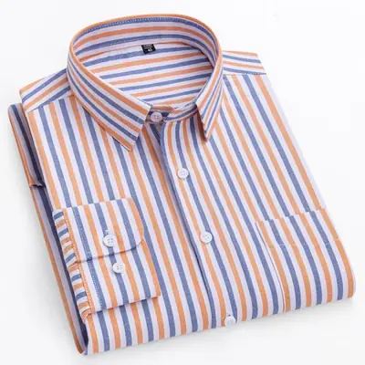 Image de Chemise Homme Coton Oxford Taille XXL - Style Décontracté & Élégant