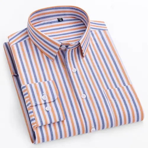 Image de Chemise Homme Coton Oxford Taille XXL - Style Décontracté & Élégant