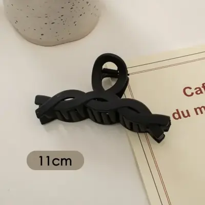 Image de Épingles à Cheveux Coréennes Noires - Style Élégant