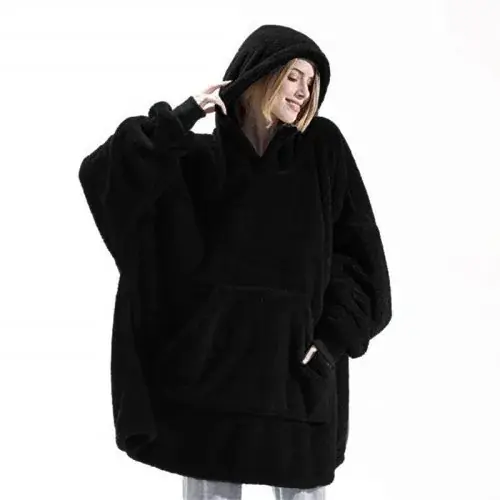 Image de Hoodie Double Sourire - Coupe Oversize Chaud & Tendance
