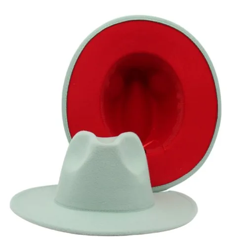 Menta verde y rojo