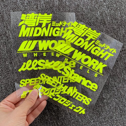 Immagine di Speedhunter riflettente Striscia laterale per moto Adesivo per casco Car Styling Accessori per decalcomanie in vinile per YAMAHA Honda KTM Kawasaki