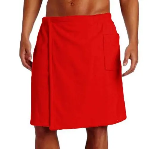 Image de Serviette de Bain Élastique pour Hommes avec Poche