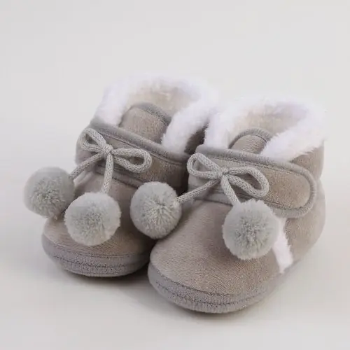 Image de Chaussons Bébé Hiver - Chauds & Anti-Dérapants