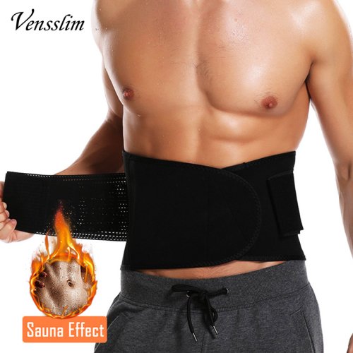 Afbeelding van Natuurlijke en Compleet Effectieve Compressie Sauna Riem voor Mannen – Thermische Neopreen Body Shaper voor Afslanken en Tailletraining