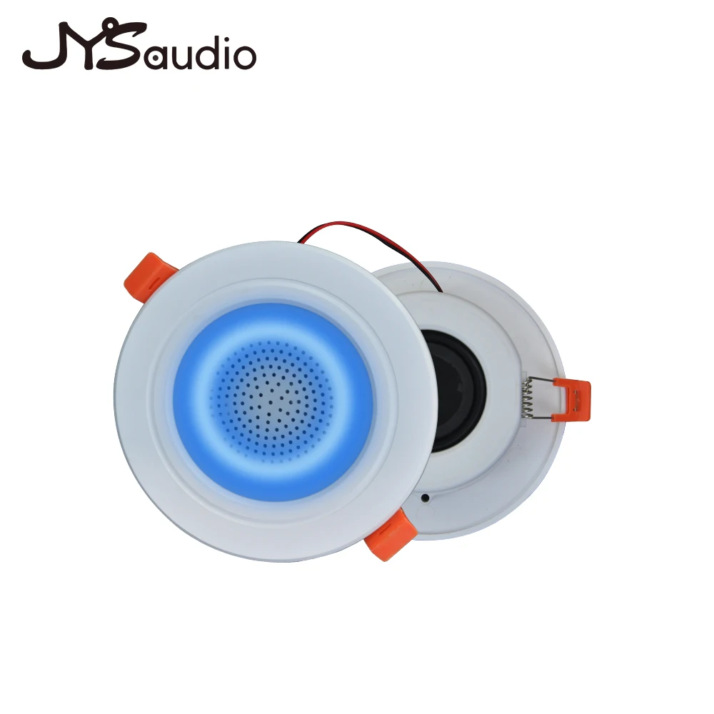 Imagen de Altavoz de Techo con Luz LED Bluetooth de 2.5 Pulgadas, Lámpara de Música Colorida con Control Remoto y Iluminación Descendente para Ambientes Modernos
