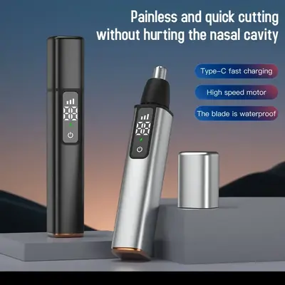 Tondeuse Électrique Portable & Épilateur Visage - Charge USB + Écran LED
