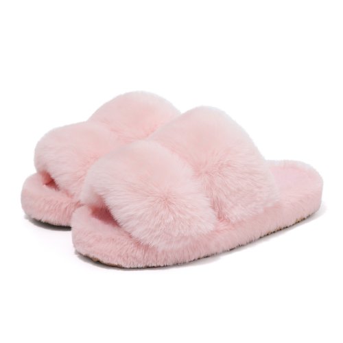 Bild von Weiche Plüsch-Hausschuhe für Damen – Warm & Gemütlich