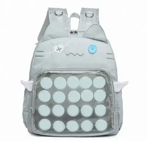 Image de Sac à Dos Chat Mignon Transparent - Style Japonais