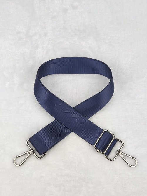Imagen de Bolso cruzado O, cinturón, bolso de hombro ajustable, asa tejida de poliéster, correa para el hombro, Color sólido, asa para bolso de hombro Simple