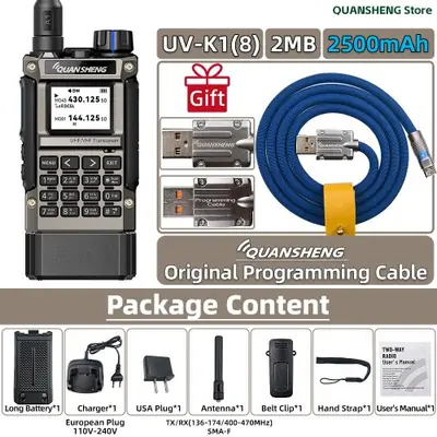 Image de Talkie-Walkie Quansheng UV-K1 Mini - Longue Portée & Sans Fil