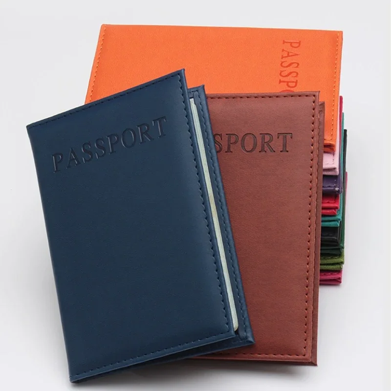 Afbeelding van Elegante PU Paspoorthouder voor Mannen en Vrouwen – Unisex Reisportemonnee met Kaarthouders en Stijlvolle Design voor Travel & Dagelijks Gebruik
