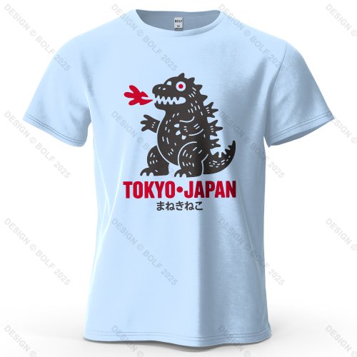 Image de T-Shirt Dino Tokyo Harajuku - Style Streetwear Oversize
