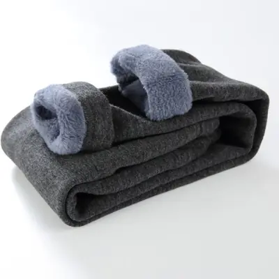 Image de Leggings Velours à Pois pour Filles - Chauds & Élastiques