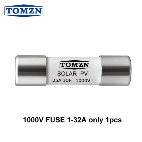 Image de Fusible Solaire DC 1000V - Protection Haute Tension pour Panneaux Photovoltaïques