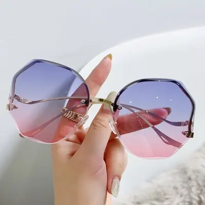 Image de Lunettes de Soleil Carrées Vintage pour Femmes