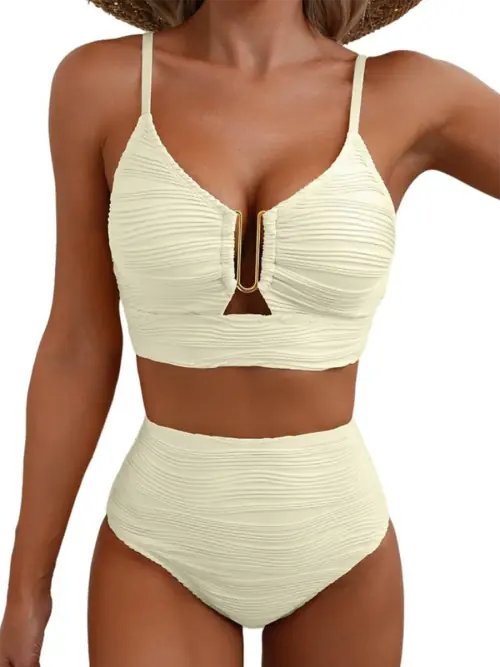 Image de Maillot de Bain Femme Taille Haute - Été 2025