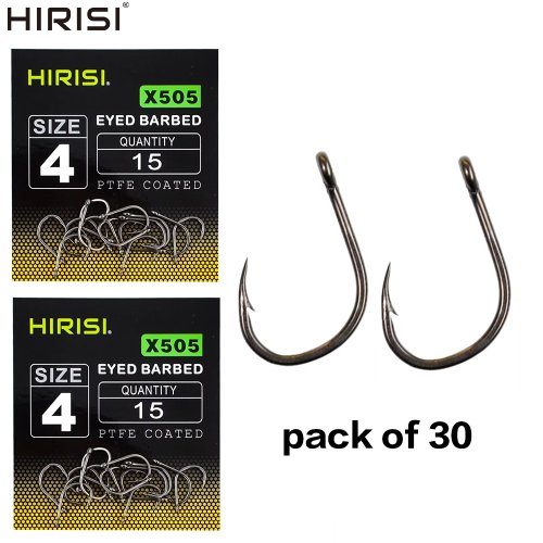 Image de Hameçons Barbelés Inox Revêtus PTFE - Lot de 30