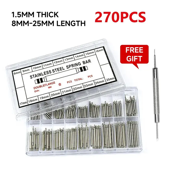 Image de Kit 270 Barres à Ressort pour Montres - Réparation Rapide & Précise