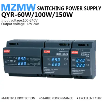 Image de Alimentation LED 60W-150W - 12V/24V sur rail DIN