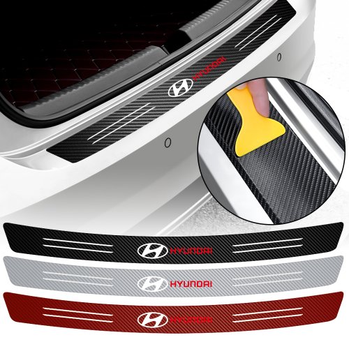Imagen de Protector de Fibra de Carbono para Parachoques Hyundai