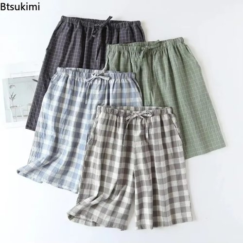 Imagen de Pantalones Cortos de Pijama para Hombre - 100% Algodón