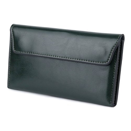 Image de Portefeuille Long Ultra Fin en Cuir - Élégant & Fonctionnel