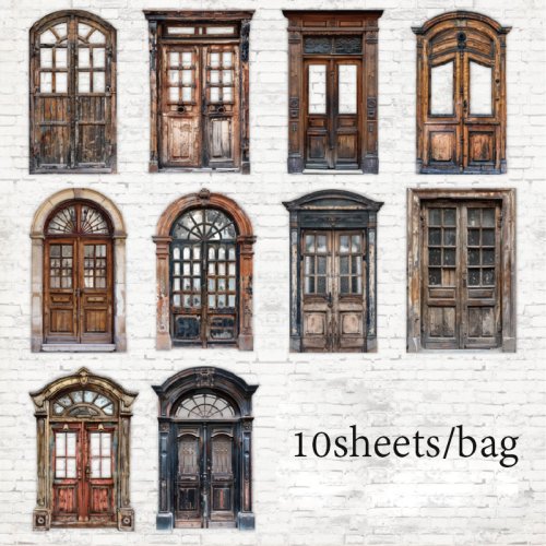 Image de Stickers Vintage - Pack de 10 Feuilles pour DIY & Déco