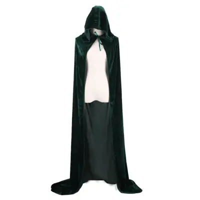 Image de Cape de Noël en Velours - Costume Sorcière, Vampire & Médiéval