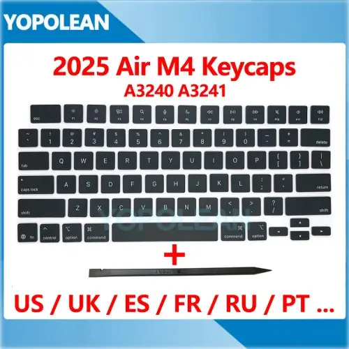 Image de Capuchons de touches pour MacBook Air M4 - 13,6" & 15,3"