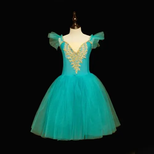 Image de Tutu de Ballet Long Blanc - Robe Cygne pour Filles