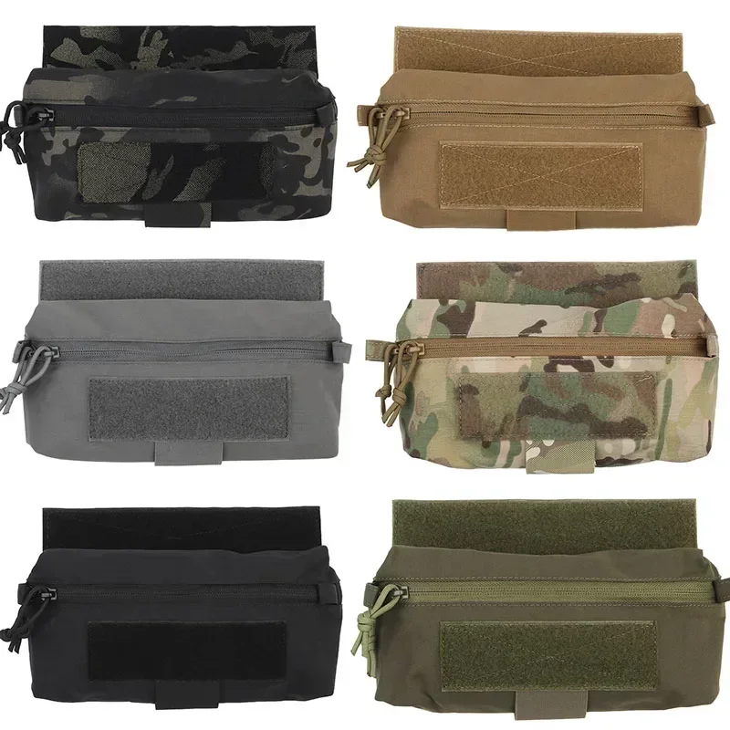 Image of Tactical Mini Abdominal Dump Pouch with Dangler Drop Design – Compact Fanny Pack for JPC, CPC, LBT, D3CR, MK3, MK4 Plate Carriers