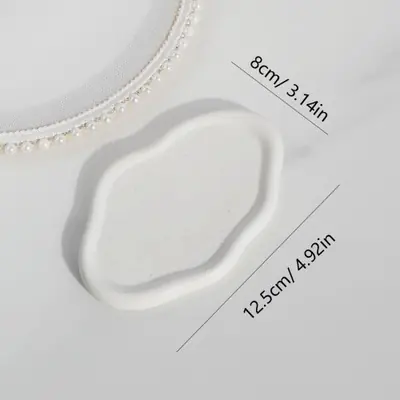 Image de Plateau à Bijoux Céramique Design Nuage