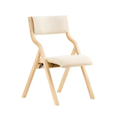 Image de Chaise Pliante Confortable pour Salle à Manger