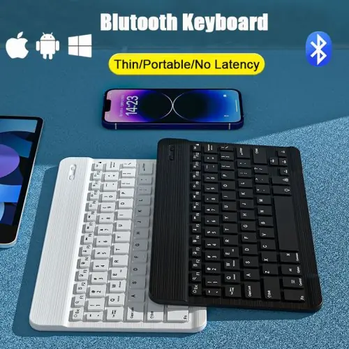 Image de Clavier Bluetooth Compact pour Tablettes et Smartphones