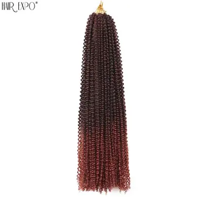 Image de Boucles Synthétiques Pré-Torsadées 30" - Ombre Water Wave