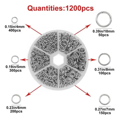 Image de Connecteurs Toriques en Acier Inoxydable - Kit DIY Bijoux