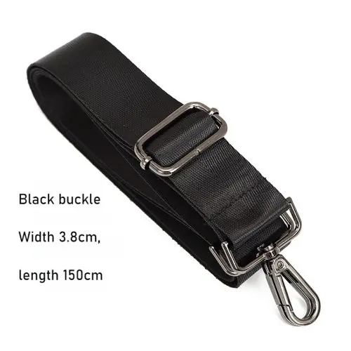 Noir boucle-3.8cm