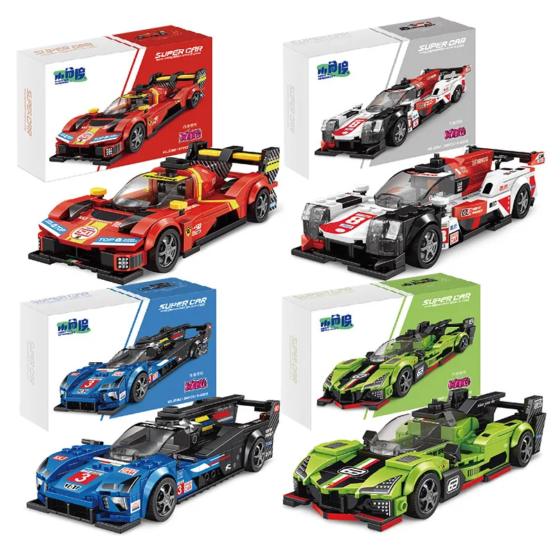 Image of 11 Types Speed Champions Hypercar Building Blocks Set – MOC Construction Bricks for Kids, Famous Sports Cars Toy Gift for Children