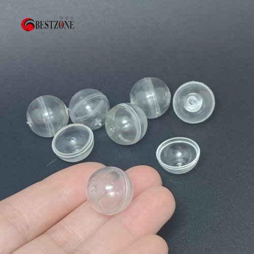 Immagine di 100 Capsule Trasparenti in Plastica da 15 mm - Piccole Balle a Sorpresa Vuote per Giochi Creativi, Regali per Bambini e Attività All'Aperto